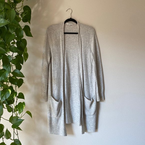 Madewell Sweaters - Kent Cardigan Sweater Heather Fog
